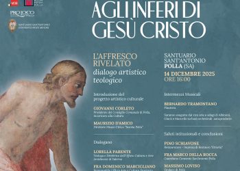 Il Santuario di Sant’Antonio di Polla svela l’affresco restaurato “La discesa agli inferi”