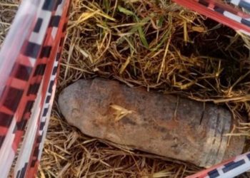 Una bomba della Prima guerra mondiale trovata in una soffitta di Roccadaspide