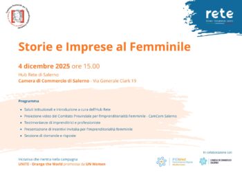 Il Vallo di Diano tra i protagonisti di “Storie e imprese al femminile” presso la Camera di Commercio di Salerno