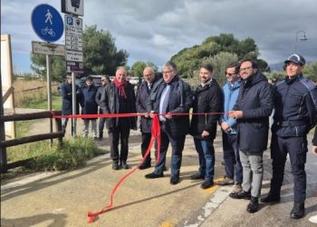 Ascea Marina: inaugurati i lavori della nuova pista ciclabile in località “Scogliera”