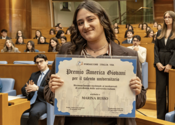 Marina Russo di Sala Consilina premiata come eccellenza accademica alla Camera dei Deputati