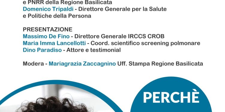 “Perché non farlo?” al via lo screening polmonare in Basilicata