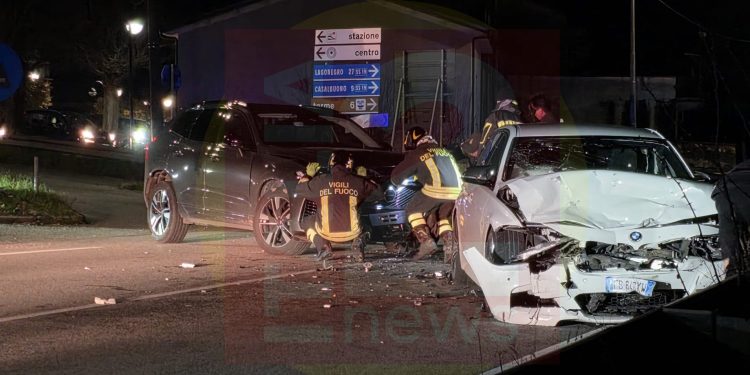 Scontro tra due auto sulla SS 19 a Montesano Scalo: feriti i conducenti