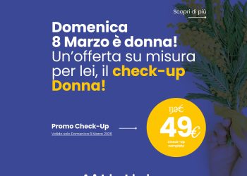 Festa della Donna, check-up completo a 49 euro: apertura straordinaria l’8 marzo nei centri Biochimica