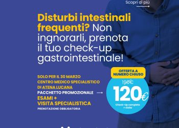 Prevenzione gastrointestinale: al Centro Biochimica di Atena Lucana una giornata dedicata al check-up intestinale