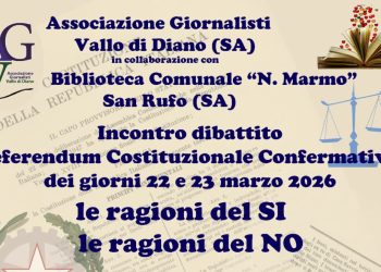 Referendum costituzionale. A Teggiano incontro-dibattito su “le ragioni del Si e del No”