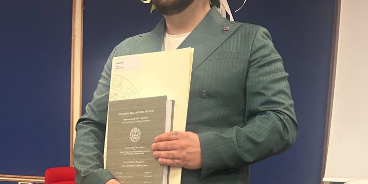 Una tesi sul “Fondo Morone di Caggiano” da 110 e lode. Così Nico Carucci “dona” un patrimonio al suo comune