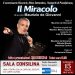Maurizio de Giovanni ospite a Teatro in Sala con lo spettacolo “Il Miracolo”