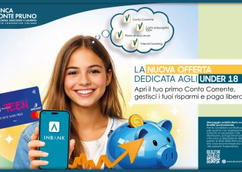 Nuova offerta della Monte Pruno per gli under 18, ecco “Il tuo primo conto, i tuoi primi passi”