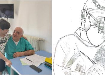 Un disegno per i medici gli hanno salvato la vita. Così il bambino di Pertosa, caduto dalla bici, ringrazia i dottori