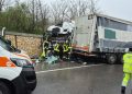 Scontro tra due tir, un morto e un ferito. Entrambi residenti nel Vallo di Diano
