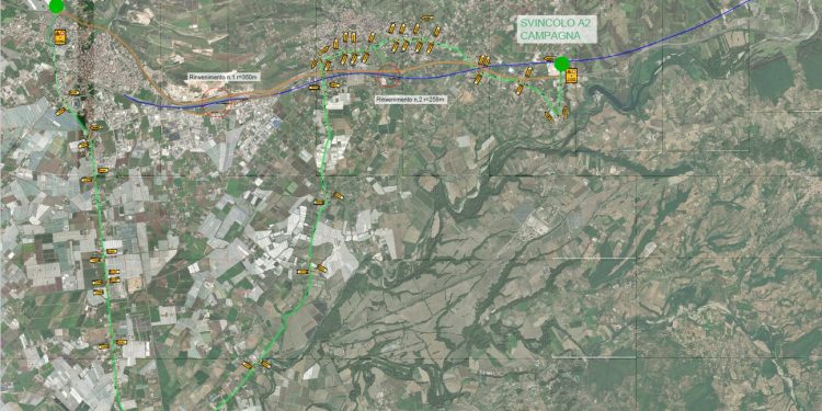 A2 del Mediterraneo chiusa il 12 aprile tra Eboli e Battipaglia per disinnesco di ordigni bellici
