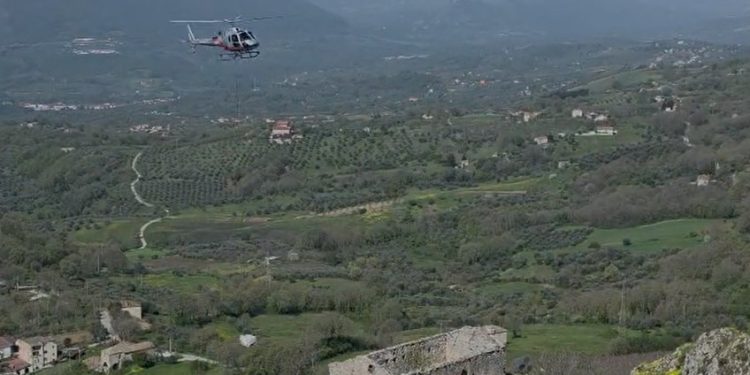 La messa in sicurezza della cappella di Santa Veneranda a Caggiano “arriva” dall’alto