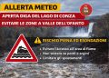 Maltempo, il comune lucano, Ruvo del Monte apre la diga del Lago di Conza: allerta per il fiume Ofanto