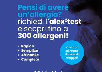 Allergie, a maggio ALEX² Test in promozione nei Centri Analisi Biochimica