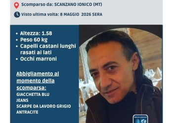 Scanzano Jonico, trovato morto  il 52enne che era scomparso dall’8 maggio