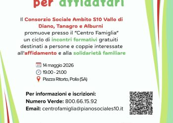 Consorzio Sociale Vallo di Diano, al via il percorso gratuito sull’affido familiare
