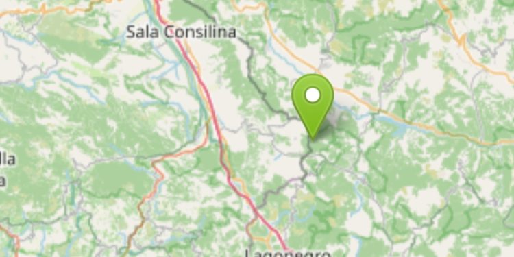 Leggera scossa di terremoto tra Moliterno e Montesano