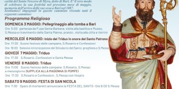 A Polla si celebra San Nicola con appuntamenti religiosi e non solo