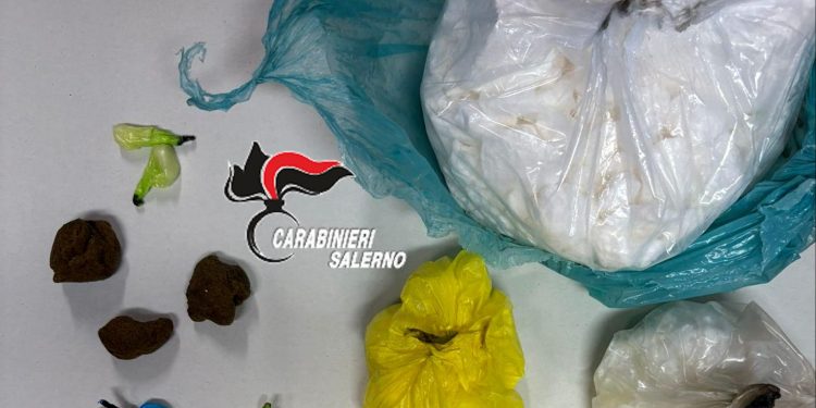 Mercato San Severino, arresto per droga: sequestrati oltre 300 grammi di cocaina