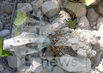 Ordigno bellico trovato sulla riva del Tanagro ad Auletta