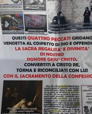 Volantini omotransfobici all’Università di Salerno, la denuncia di Arcigay: “Non è libertà di opinione, è odio”