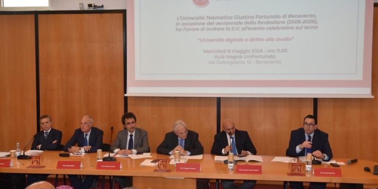 Compie 20 anni l’Università Giustino Fortunato: celebrato il percorso dell’ateneo telematico