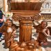 Il maestro Fabio Grieco realizza un ambone in legno per il convento di Sant’Antonio a Polla