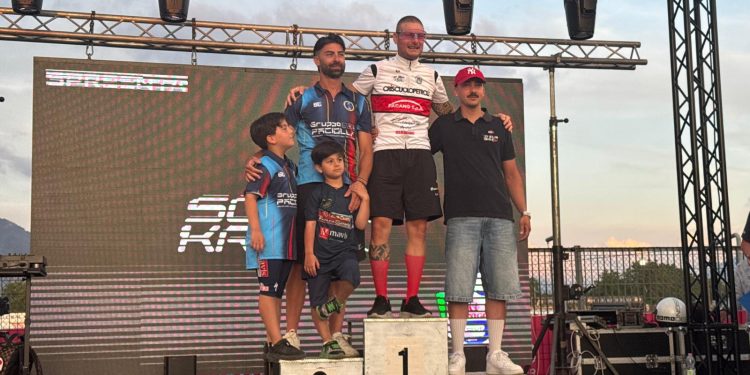 Sanseviero (Bike Tour) conquista la gara ciclistica sull’autodromo di Sarno