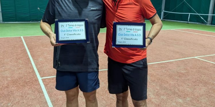 Trezza e Grottola vincono il torneo di doppio del Dolce Vita di Sala Consilina