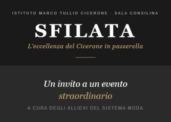 Sfilata all’Istituto “Cicerone” di Sala Consilina: in passerella l’eccellenza del Sistema Moda