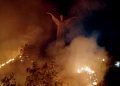 Incendio minaccia il Cristo Redentore di Maratea, interdetto il Cammino di San Biagio
