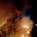 Incendio minaccia il Cristo Redentore di Maratea, interdetto il Cammino di San Biagio