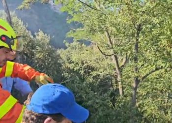 Incendio tra i boschi a Padula, il rogo “minaccia” il centro storico