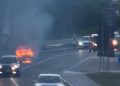 Un’altra auto in fiamme a Polla (per autocombustione). È dell’ex sindaco di Auletta