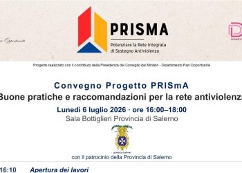 Rafforzare la rete contro la violenza sulle donne: a Salerno la presentazione delle linee guida PRISmA