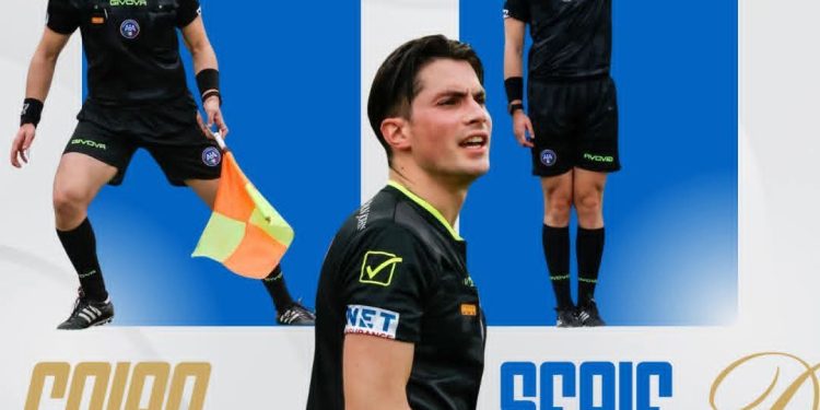 Francesco Coiro sarà assistente arbitrale in serie D. Altro ottimo risultato della sezione di Sala Consilina