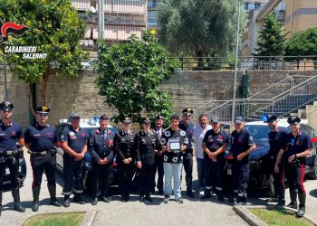 Rosario, studente di Sassano, scrive una tesina sull’Arma e diventa carabiniere per un giorno