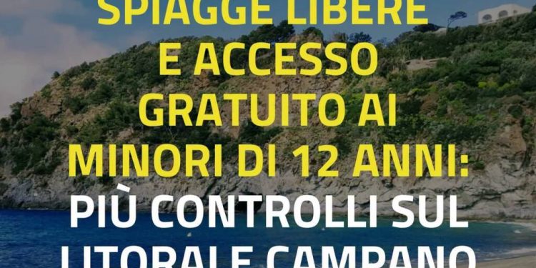 La Regione Campania richiama i Comuni: “Accesso gratuito negli stabilimenti balneari per i minori di 12 anni”