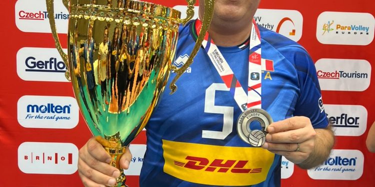 Da Buonabitacolo all’argento europeo: Sergio Ignoto protagonista dell’impresa azzurra nel sitting volley