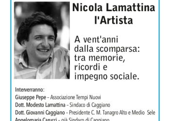 Oggi a Caggiano un convegno in memoria di Nicola Lamattina, l’Artista