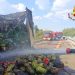 Incendio sul raccordo Sicignano-Potenza, in fiamme un camion carico di angurie: traffico bloccato durante i soccorsi