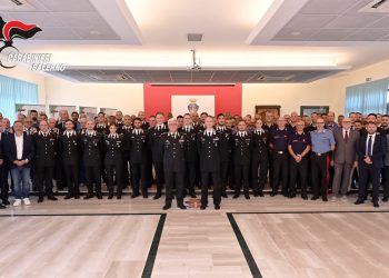Il generale Masciulli in visita al Comando Provinciale dei Carabinieri di Salerno