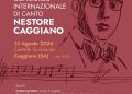 A Caggiano nasce il concorso Internazionale di canto “Nestore Caggiano”