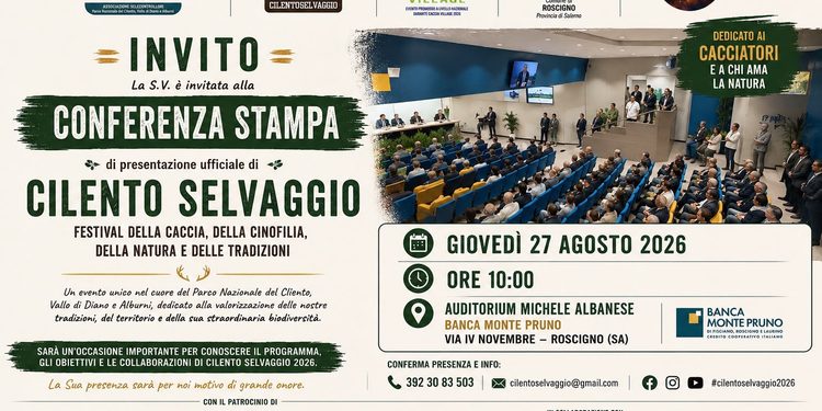 Cilento Selvaggio 2026, la Banca Monte Pruno sostiene la sfida per il futuro delle aree interne