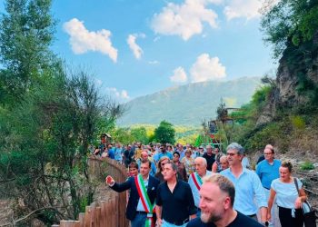 Inaugurato il Parco delle Cascate del Tuorno: a Vietri di Potenza nasce un nuovo attrattore naturalistico