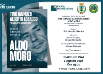Tino Iannuzzi presenta il suo nuovo libro a Piaggine nell’incontro promosso dalla Banca Monte Pruno