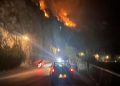 Incendi in Costiera Amalfitana: riaperta la SS163