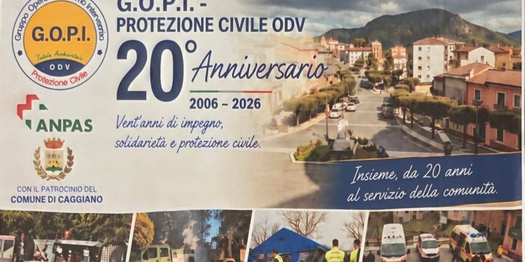 Protezione Civile ODV, vent’anni al servizio della comunità: a Caggiano la festa del ventennale
