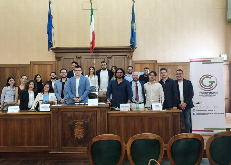 Si è insediato  il nuovo Consiglio del Forum dei Giovani della Provincia di Salerno